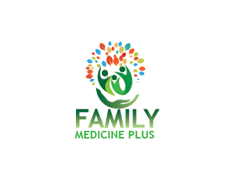family medicine plus logo design by pixeldesign