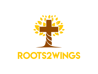 Roots2Wings logo design by JessicaLopes