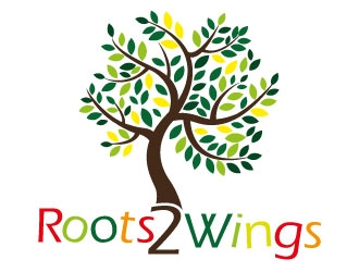 Roots2Wings logo design by Suvendu