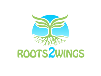 Roots2Wings logo design by kunejo