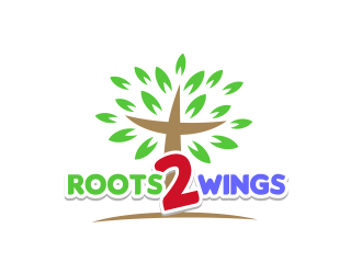 Roots2Wings logo design by serprimero