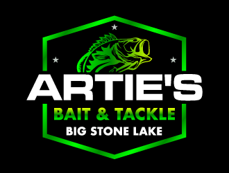 Arties Bait & Tackle logo design by Ultimatum