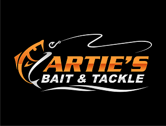 Arties Bait & Tackle logo design by haze