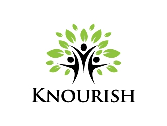 Knourish logo design by karjen