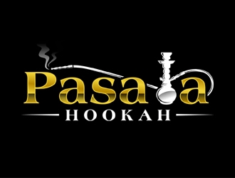Pasa la hookah  logo design by MAXR