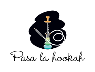 Pasa la hookah  logo design by ROSHTEIN
