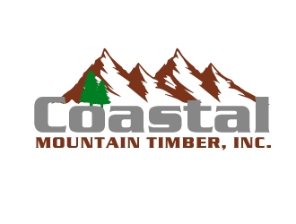 Coastal Mountain Timber, Inc. logo design by nexgen