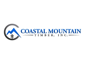 Coastal Mountain Timber, Inc. logo design by abss