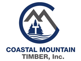 Coastal Mountain Timber, Inc. logo design by PMG