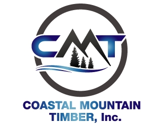 Coastal Mountain Timber, Inc. logo design by PMG