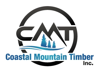 Coastal Mountain Timber, Inc. logo design by PMG