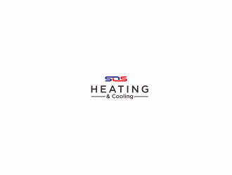 S.O.S Heating & Cooling logo design by apikapal