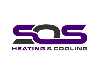 S.O.S Heating & Cooling logo design by Zhafir