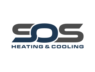S.O.S Heating & Cooling logo design by Zhafir