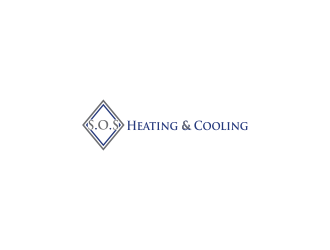 S.O.S Heating & Cooling logo design by KaySa