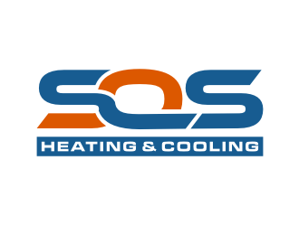 S.O.S Heating & Cooling logo design by Zhafir