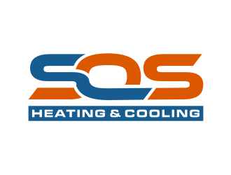 S.O.S Heating & Cooling logo design by Zhafir