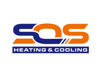 S.O.S Heating & Cooling logo design by Zhafir