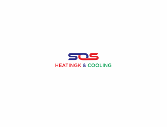 S.O.S Heating & Cooling logo design by apikapal