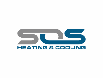 S.O.S Heating & Cooling logo design by Editor