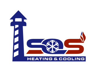 S.O.S Heating & Cooling logo design by Zhafir