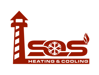 S.O.S Heating & Cooling logo design by Zhafir