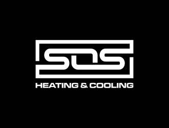 S.O.S Heating & Cooling logo design by p0peye