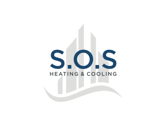 S.O.S Heating & Cooling logo design by asyqh