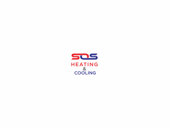 S.O.S Heating & Cooling logo design by apikapal