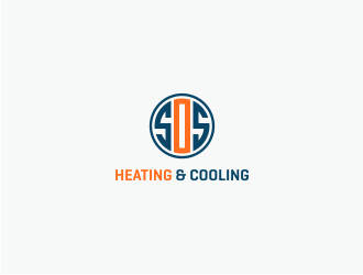 S.O.S Heating & Cooling logo design by Susanti