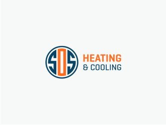 S.O.S Heating & Cooling logo design by Susanti
