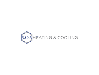 S.O.S Heating & Cooling logo design by KaySa