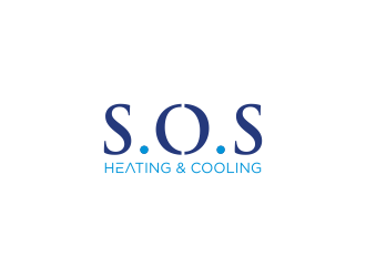 S.O.S Heating & Cooling logo design by KaySa