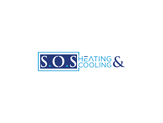 S.O.S Heating & Cooling logo design by KaySa