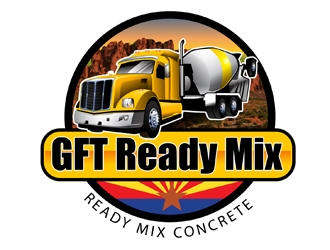 GFT Ready Mix  logo design by DreamLogoDesign