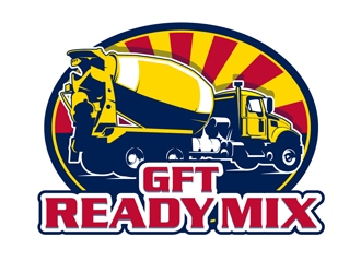 GFT Ready Mix  logo design by DreamLogoDesign