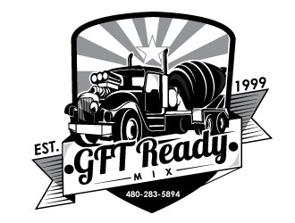 GFT Ready Mix  logo design by Suvendu