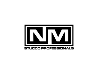 NM Stucco Professionals logo design by oke2angconcept