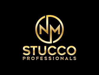 NM Stucco Professionals logo design by lokiasan