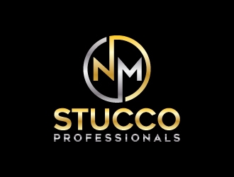 NM Stucco Professionals logo design by lokiasan