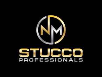 NM Stucco Professionals logo design by lokiasan