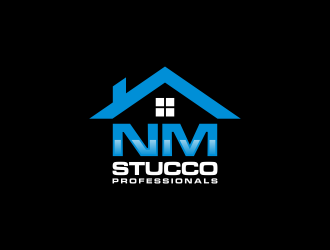 NM Stucco Professionals logo design by kevlogo