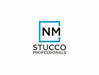NM Stucco Professionals logo design by kevlogo