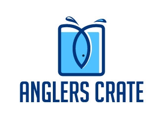 Anglers Crate logo design by Suvendu