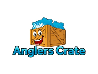 Anglers Crate logo design by kasperdz