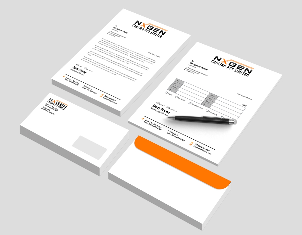 NxGen Cabling Pty Limited logo design by abss