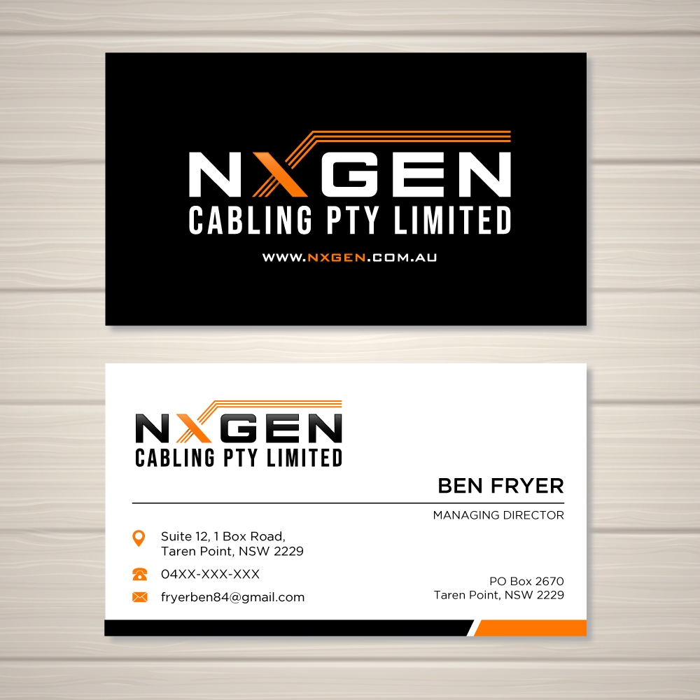 NxGen Cabling Pty Limited logo design by labo