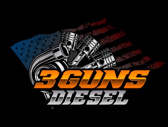 3 Guns Diesel logo design by jaize