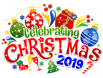 Celebrating Christmas 2019 logo design by coco