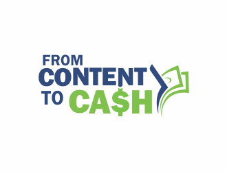 From Content To Cash logo design by up2date